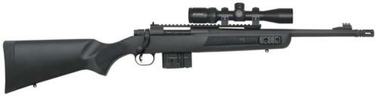 Mossberg MVP Scout 7.62/308 16″ Threaded Barrel Vortex Crossfire II Scope, 10rd Mag