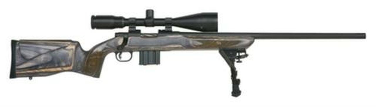 Mossberg MVP Varmint Bolt Action Rifle .204 Ruger 24″ Medium Bull Fluted Barrel Matte Blue Finish New Bench Rest Style Laminate Stock 4-16x50mm Riflescope/Rings 10rd