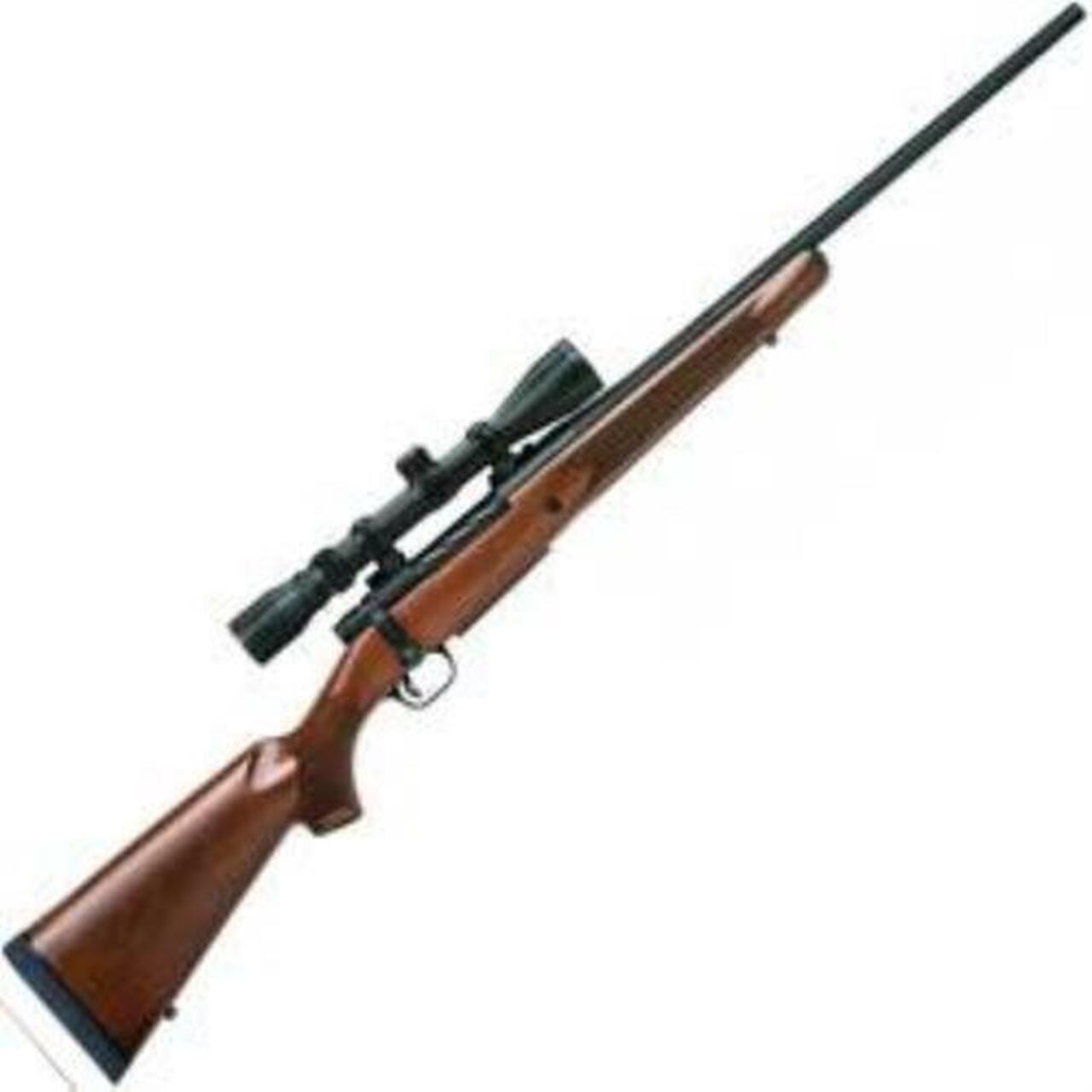 Mossberg Patriot .270 Win, 22″ Fluted, 4rd, Walnut, 3-9×40 Scope