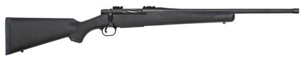 Mossberg Patriot, .450 Bushmaster, 20″ Threaded Barrel, 3rd, Black Stock, Blued