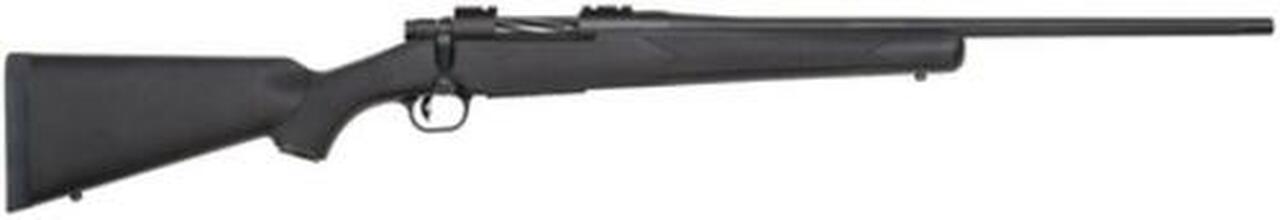Mossberg Patriot 7mm-08 Remington 22″ Fluted Barrel Matte Blue Finish Spiral Fluted Bolt Black Synthetic Stock 5rd