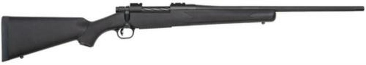 Mossberg Patriot 7mm Rem Mag 22″ Fluted Barrel Matte Blue Finish Spiral Fluted Bolt Black Synthetic Stock 4rd
