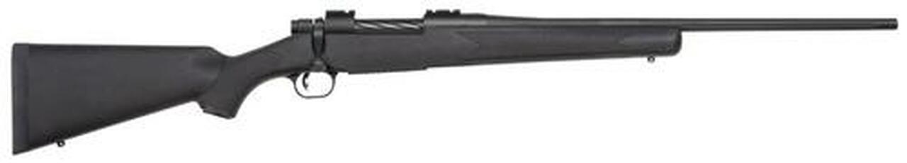 Mossberg Patriot Bolt 338 Winchester Magnum 22″ Barrel, Synthetic Black Stock B, 4rd