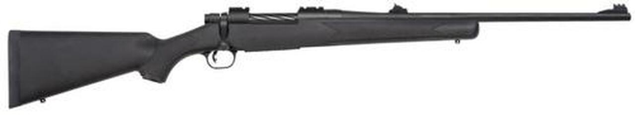 Mossberg Patriot Bolt 375 Ruger 22″ Barrel, Synthetic Black Stock Blued, 4rd