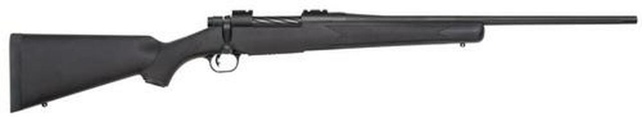 Mossberg Patriot Bolt 7mm Rem Mag 22″ Barrel, Synthetic Black Stock Blued, 4rd
