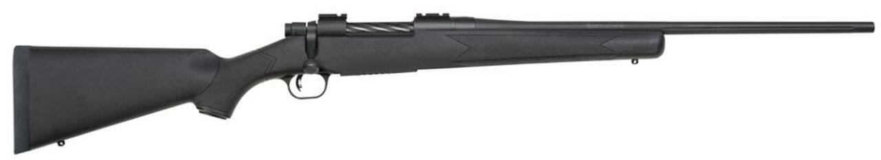 Mossberg Patriot Bolt 7mm Rem Mag 22″ Barrel, Synthetic Black Stock Blued, 4rd