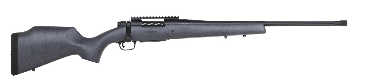 Mossberg Patriot Long Range Hunter, Bolt Action, 6.5 Creedmoor, Matte Blue Polymer Stock, 22″ Threaded And Fluted Barrel, 5rd Mag