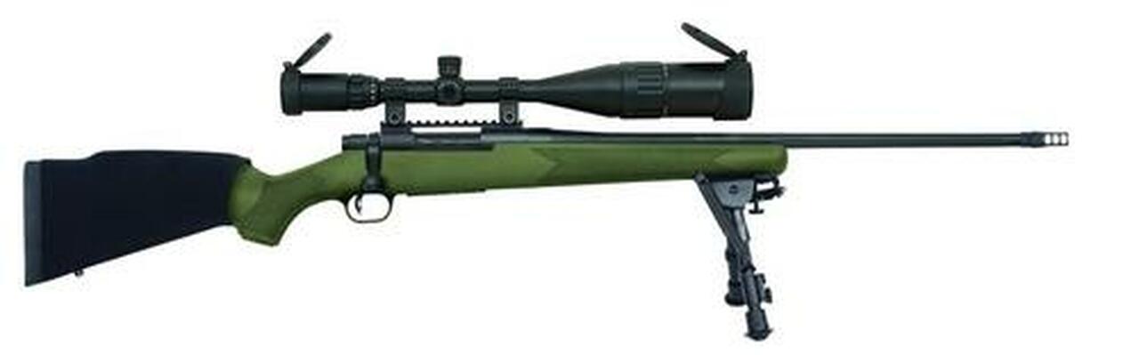 Mossberg Patriot Night Train Rifle OD Green / Matte Blued .308 Win, 22″, 5rd