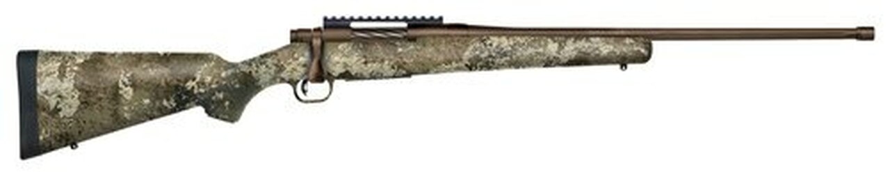 Mossberg Patriot Predator .308 Win, 22″ Threaded Barrel, TrueTimber Strata Stock, 5rd Brown Cerakote, 5rd