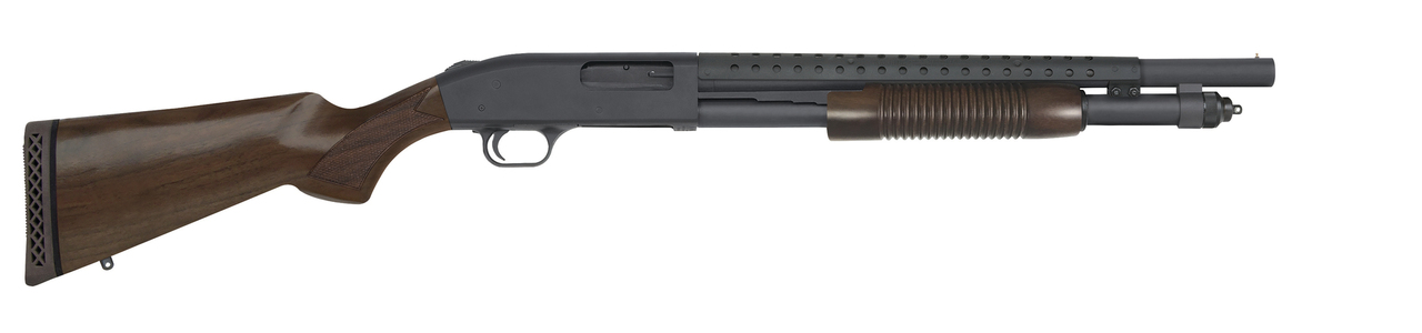 Mossberg Retrograde Persuader 12 Ga, 18.5″ Barrel, Walnut