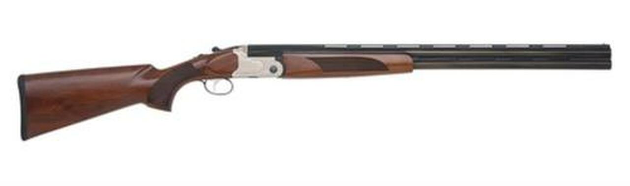 Mossberg Silver Reserve II Field Over/Under With Ejector 12 Ga 3″ Chamber 28″ Blued Barrel Silver Receiver Black Walnut Stock