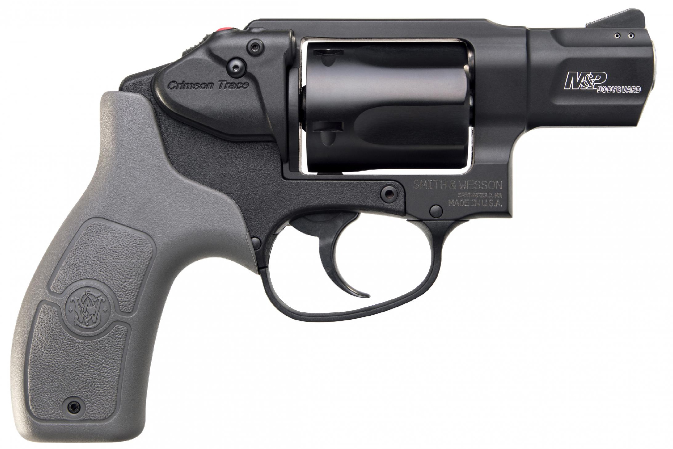MP Bodyguard 38 SW Special Revolver with Integrated Crimson Trace Laser (MA Compliant)