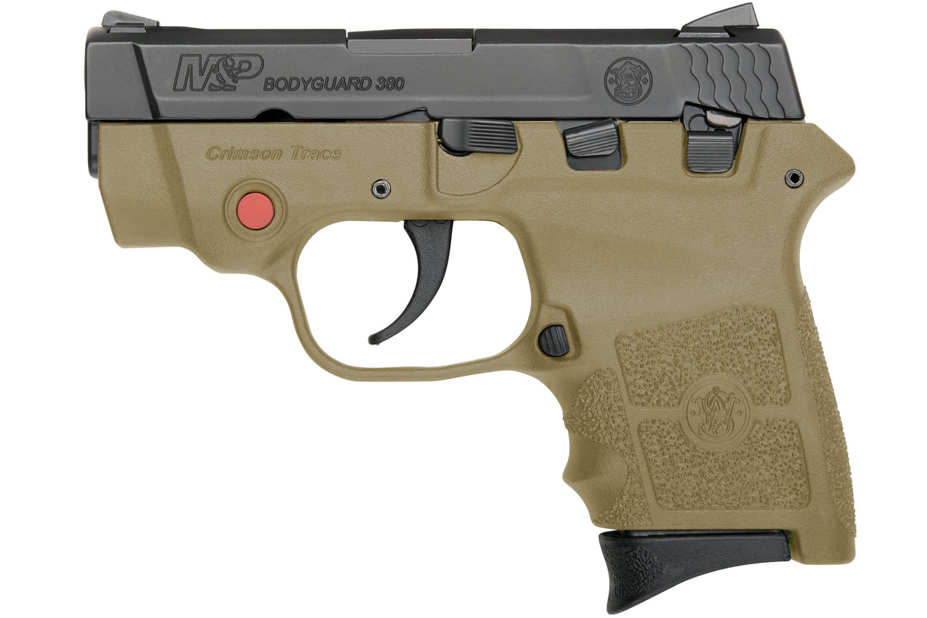 MP Bodyguard 380 Flat Dark Earth (FDE) with Crimson Trace Integrated Laser