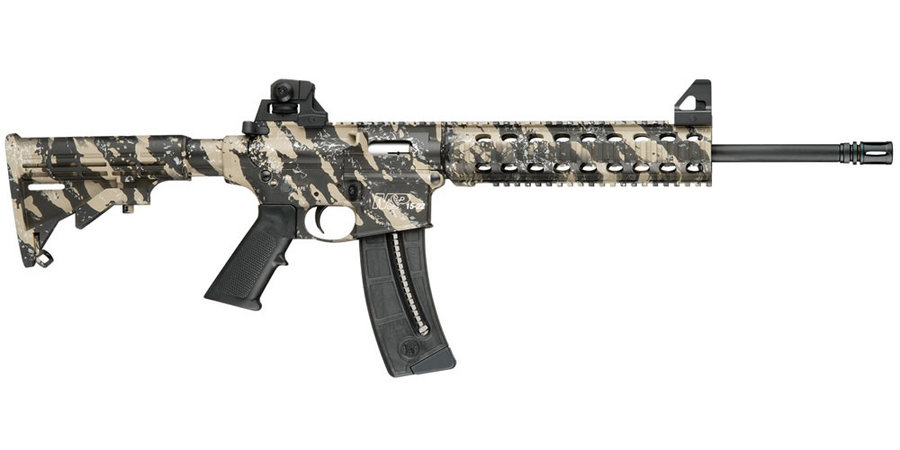 MP15-22 22 LR Tan and Black Semi-Auto Rimfire Rifle