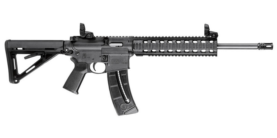 MP15-22 22LR Black Semi-Auto Rimfire Rifle with Magpul MOE Outfits