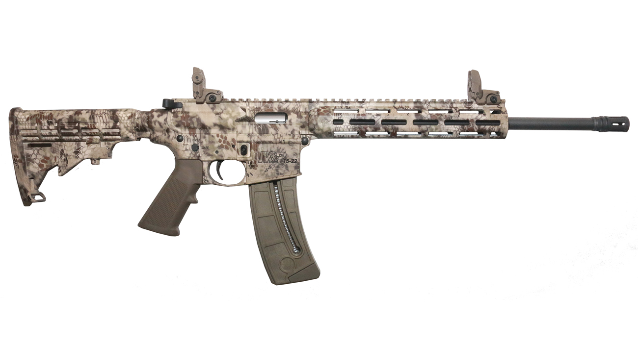 MP15-22 Sport 22LR Semi-Auto Rimfire Rifle with Kryptek Highlander Finish