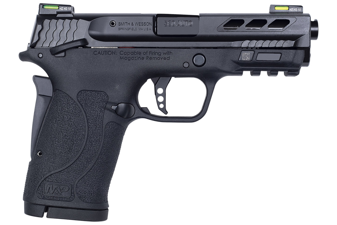 MP380 Shield EZ Performance Center 380 ACP Pistol with Black Ported Barrel