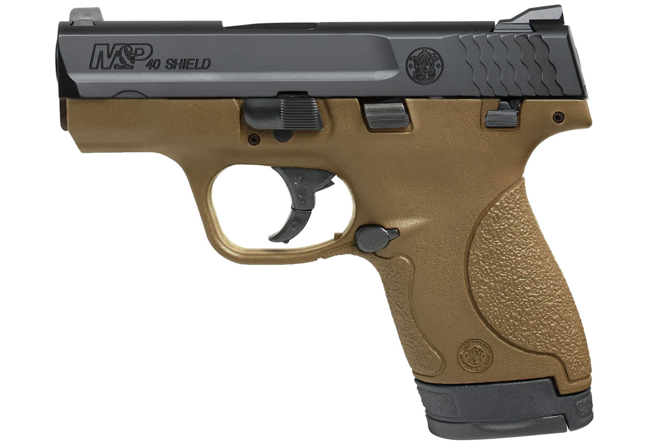 MP40 Shield 40 S&W Flat Dark Earth (FDE) with Thumb Safety