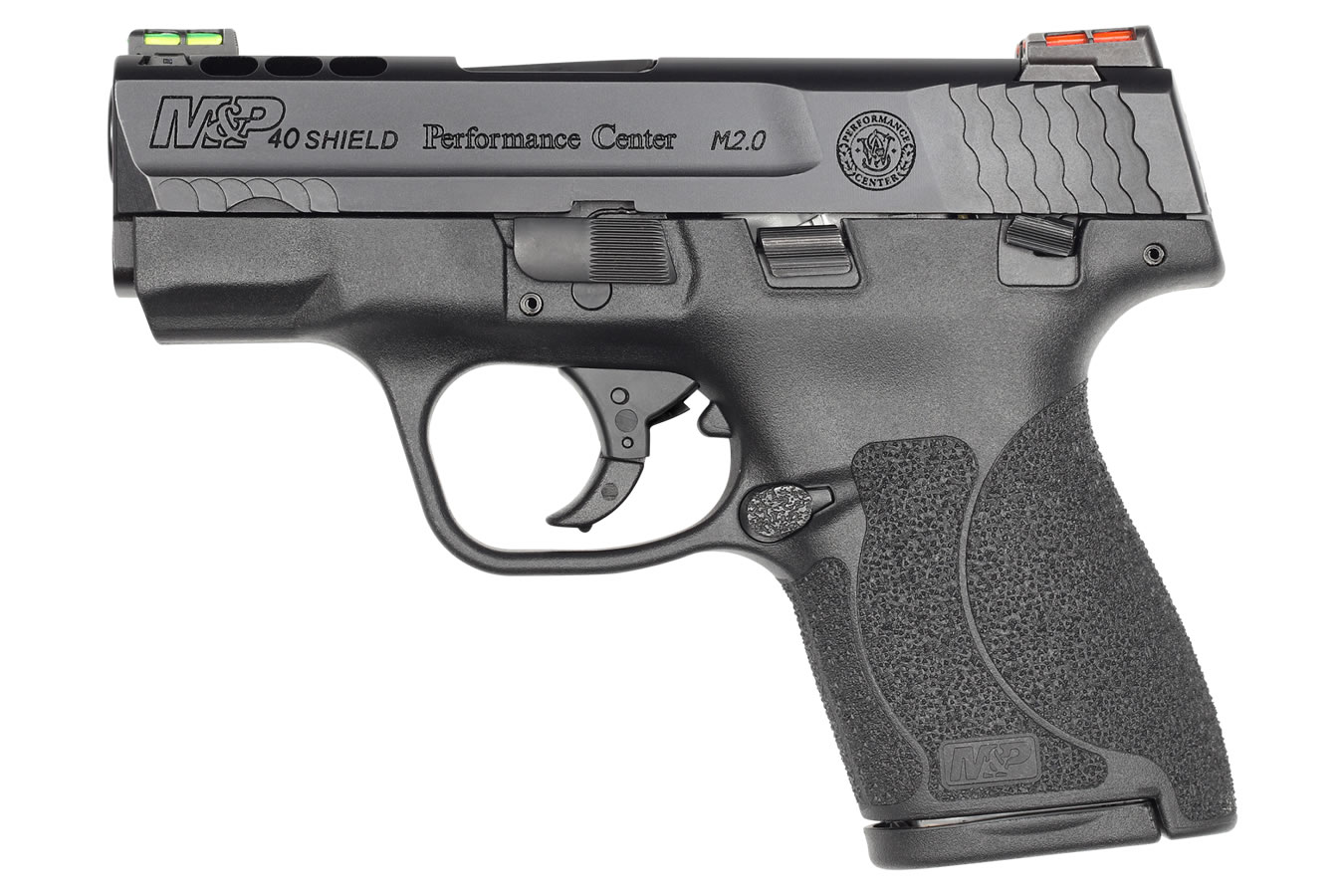 MP40 Shield M2.0 Performance Center Ported 40 S&W with HI-VIZ Fiber Optic Sights