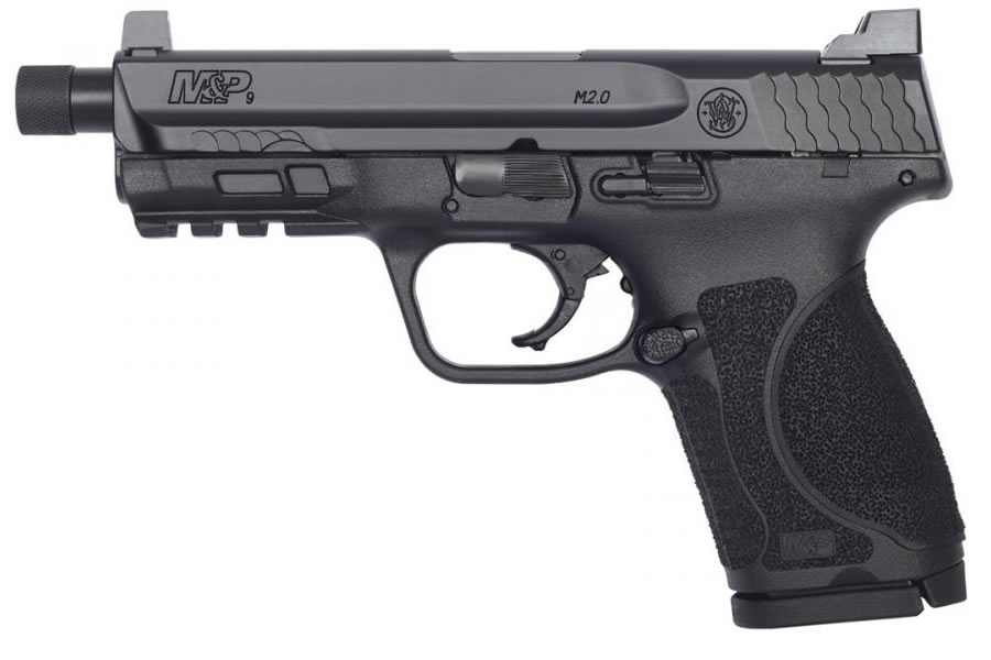 MP9 M2.0 Compact 9mm Striker-Fired Pistol with Threaded Barrel and Suppressor He