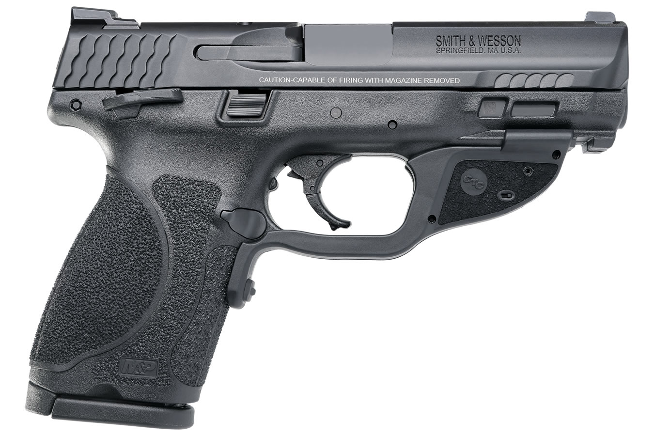 MP9 M2.0 Compact with Crimson Trace Green Laserguard and Thumb Safety