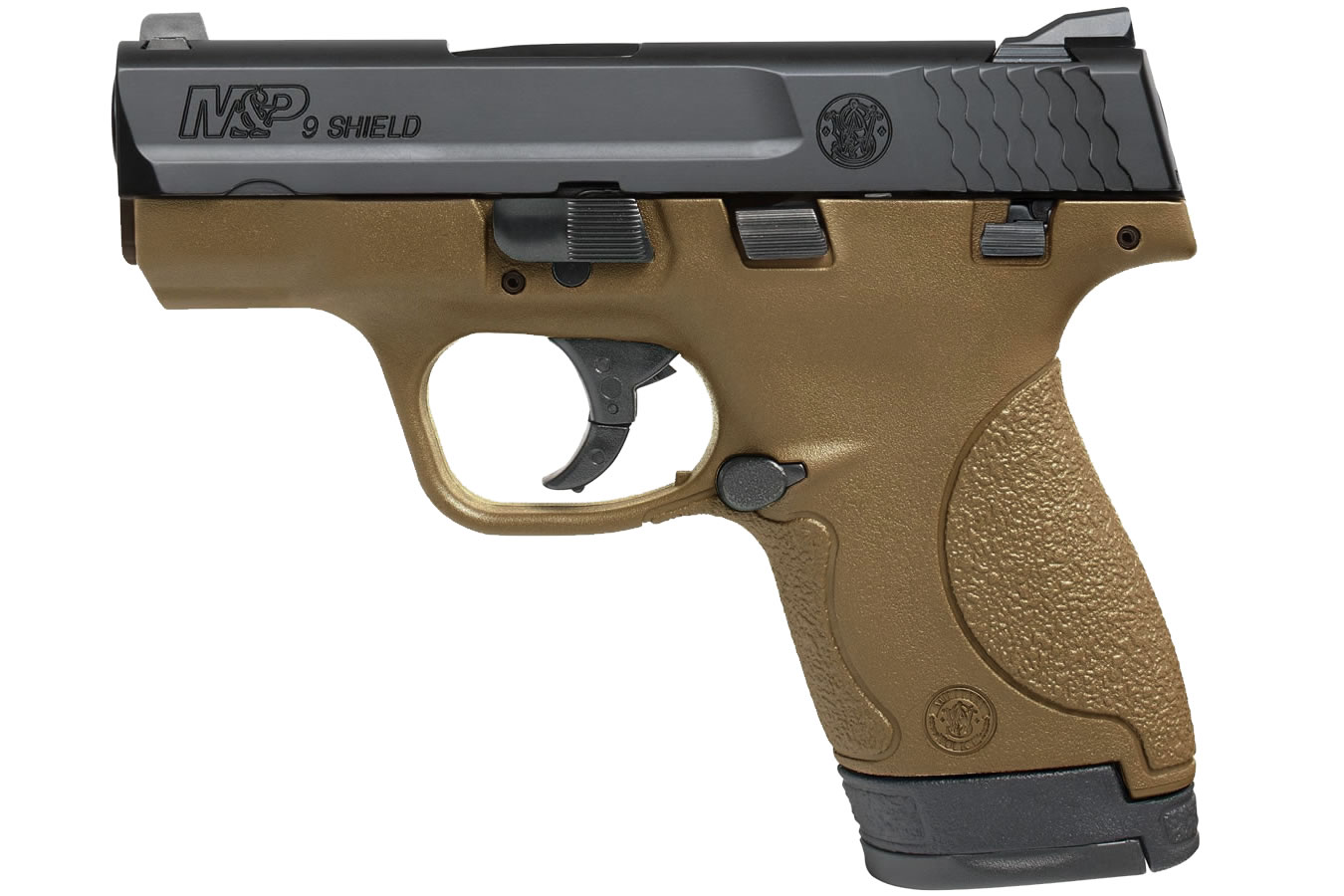 MP9 Shield 9mm Flat Dark Earth (FDE) with Thumb Safety
