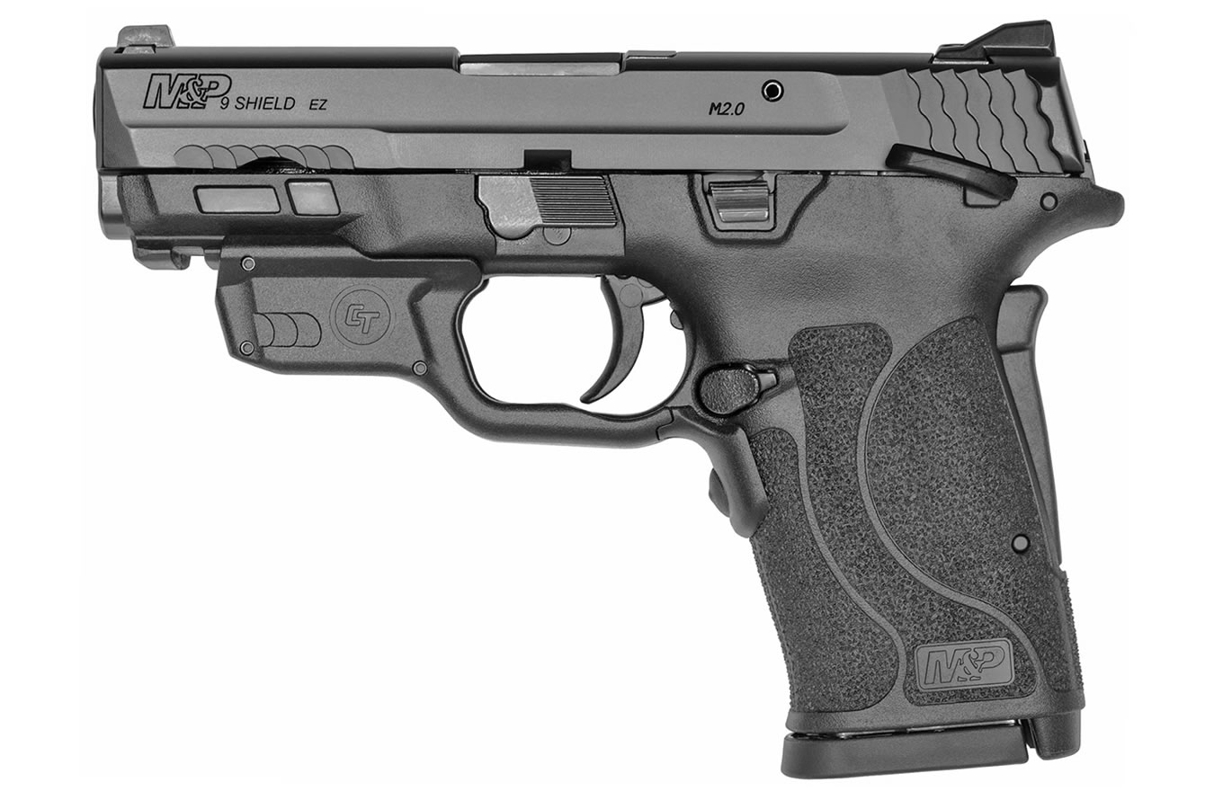 MP9 Shield M2.0 EZ 9mm Pistol with Crimson Trace Red Laserguard and Thumb Safety