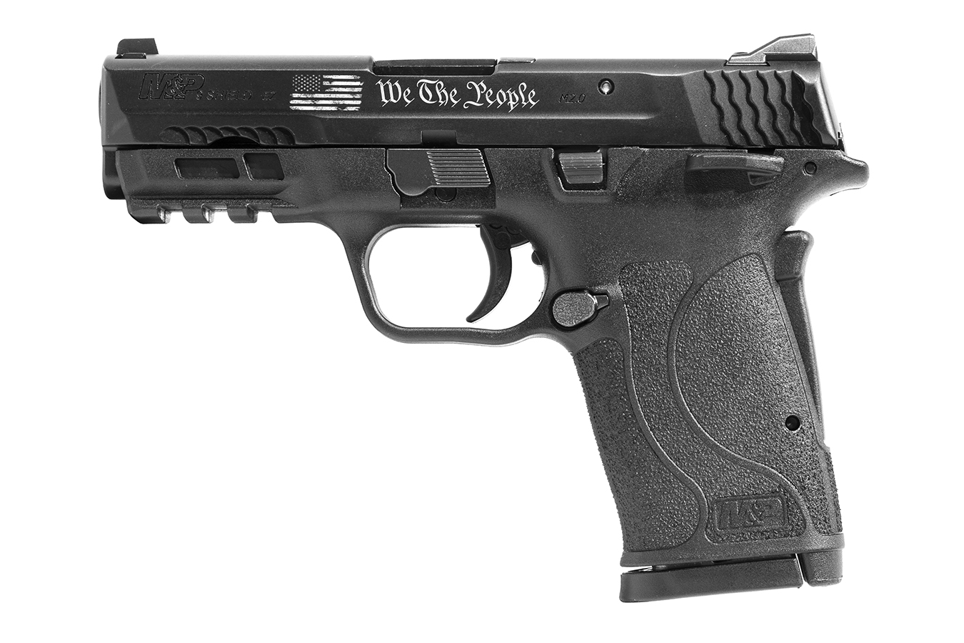 MP9 Shield M2.0 EZ 9mm Pistol with We The People Custom Laser Engraved Slide