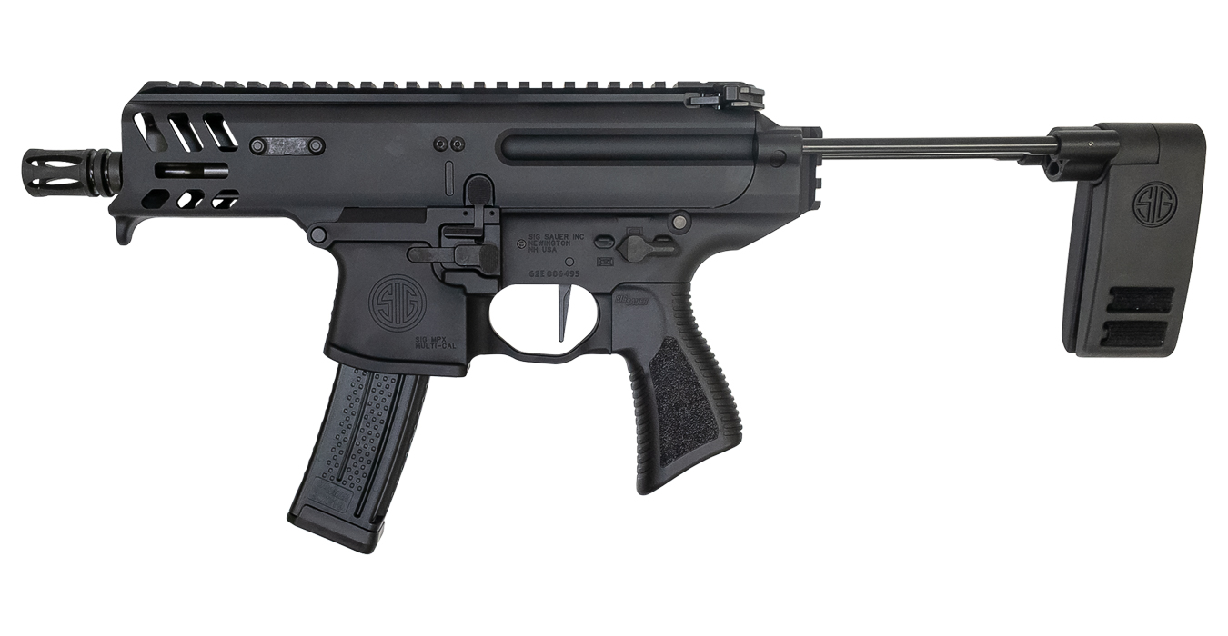 MPX Copperhead 9mm Pistol with PCB Telescoping Brace and Timney Single Stage Trigger