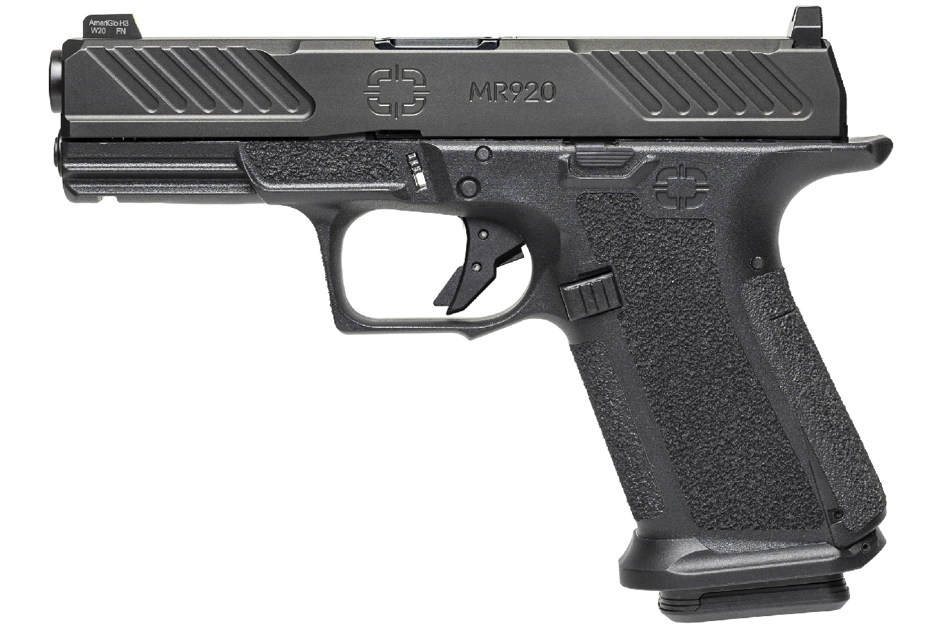 MR920 Combat 9mm Pistol with Black Spiral Fluted Barrel