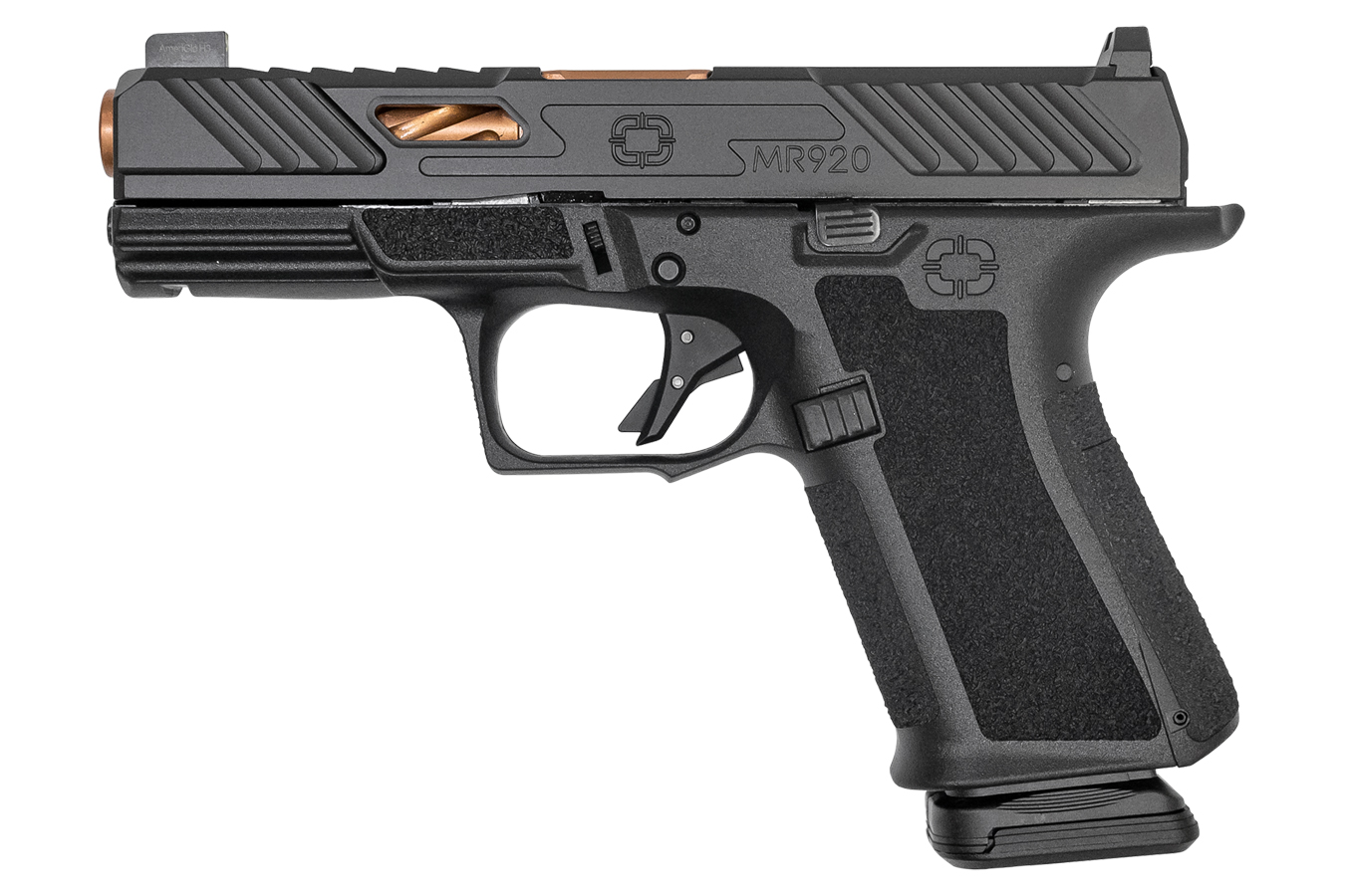 MR920 Elite 9mm Pistol with Bronze Spiral Fluted Barrel