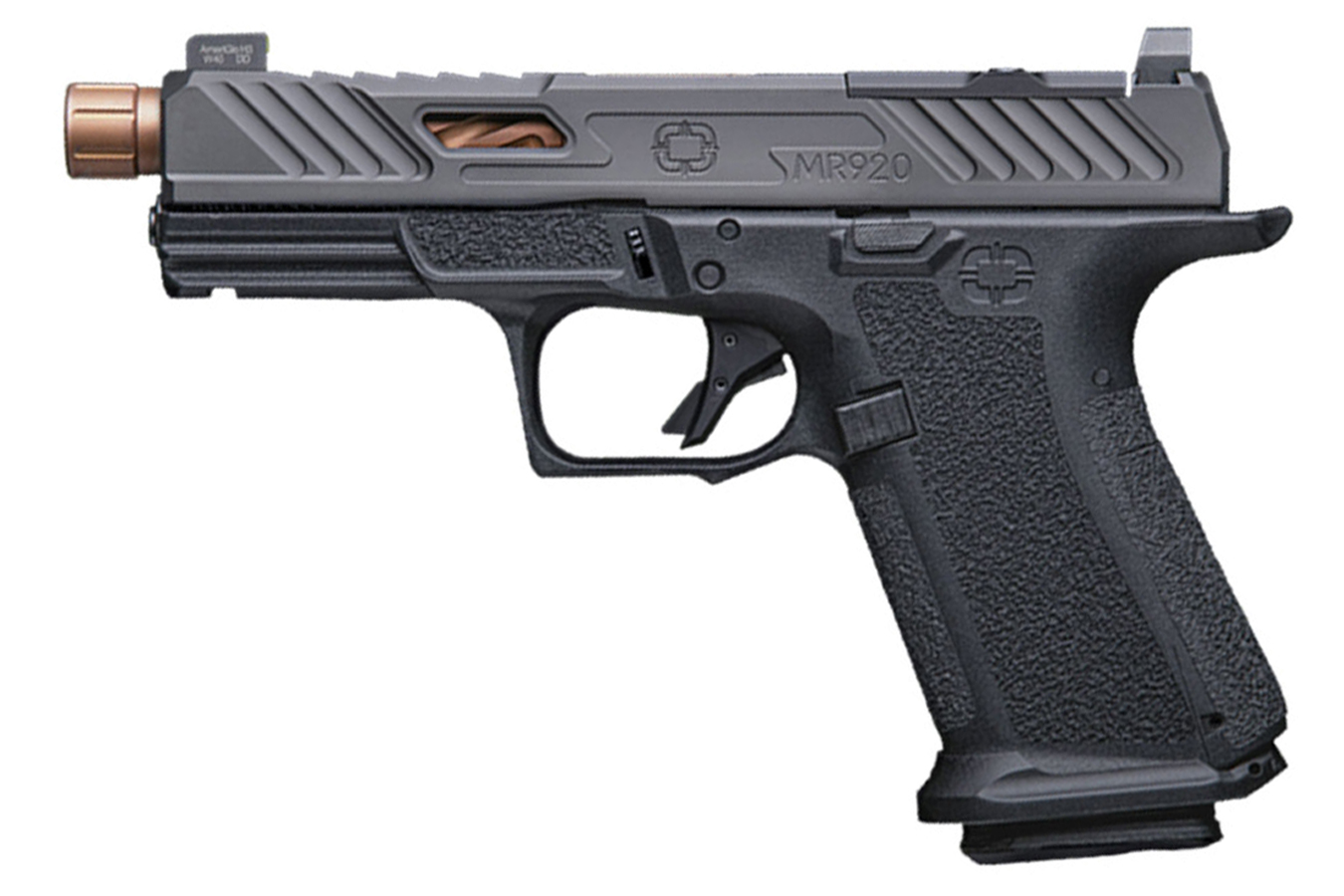 MR920 Elite 9mm Pistol with Bronze Threaded Barrel and Optic Ready Slide