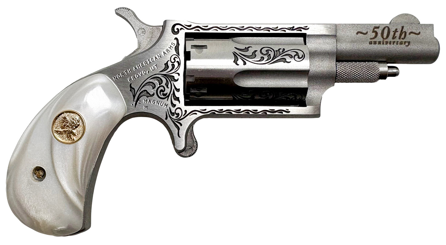 NAA 50th Anniversary Mini-Revolver .22 WMR 5rd Stainless