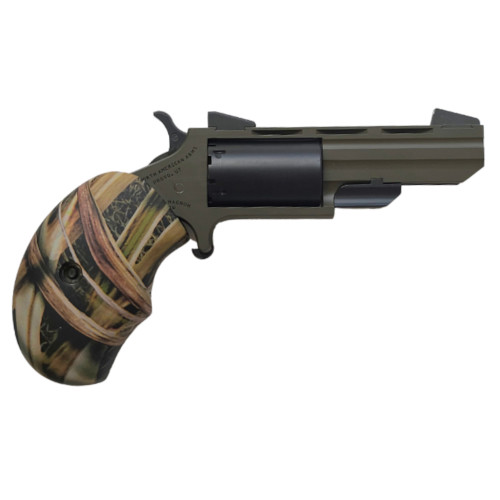 NAA Huntsman 22 WMR, 2″ Barrel, ODG, Includes DeSantis Leather Holster, 5rd