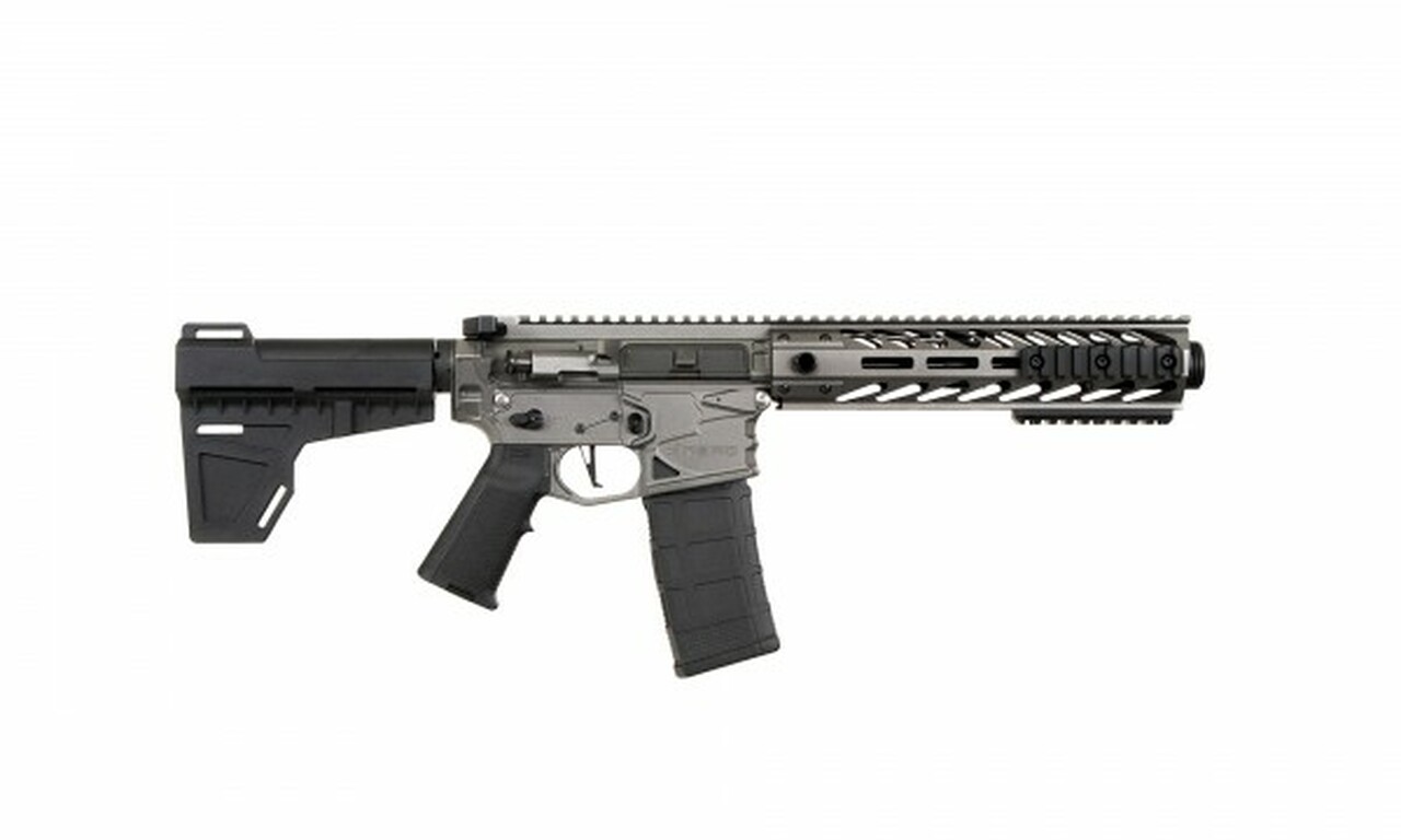 NEMO Arms Battle-Light .300 Blk, 8″ Barrel, KAK Brace, Graphite Grey, 30rd