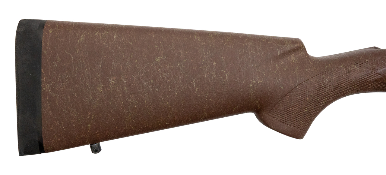 Nesika Sporter 7mm-08 Rem, 24″ Stainless Steel Barrel, Bell & Carlson Medalist Stock, Chocolate Brown/Tan Webbing