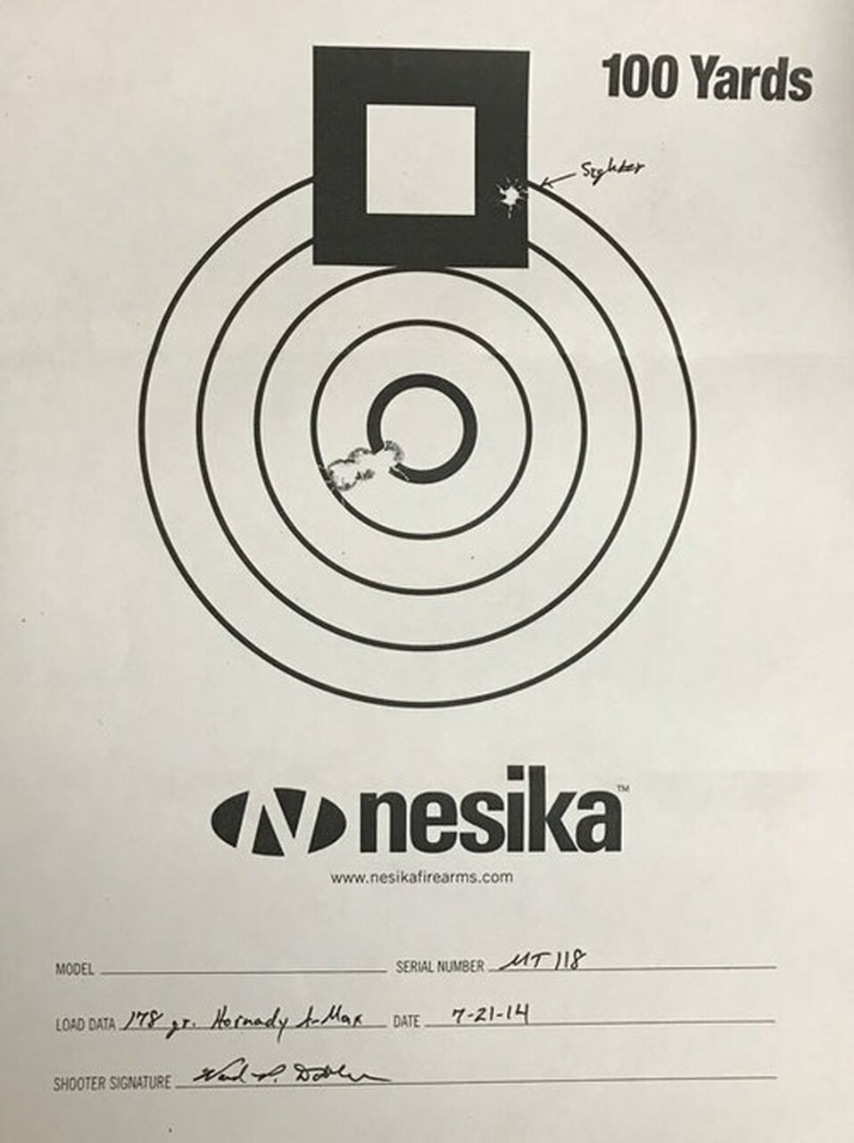Nesika Tactical Rifle .300 Win Mag, 26″ Barrel, AAC Muzzle Brake, rd, 5 rd