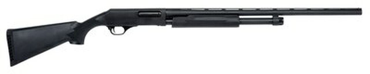 New England Pardner Pump 20 Ga 26″ Vent Rib Barrel Blue Finish 3″ Chamber Black Synthetic Stock 5rd