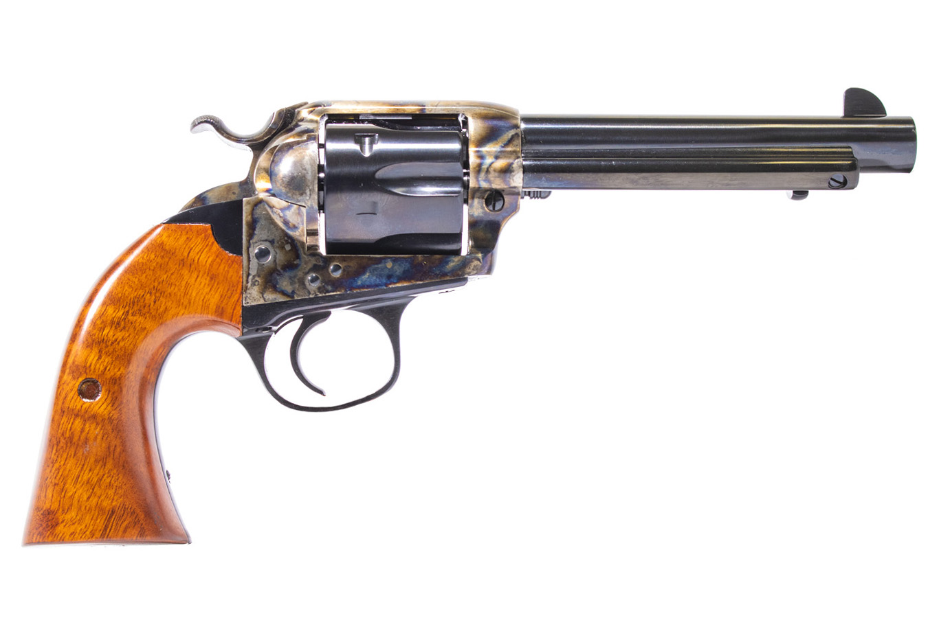 New Model Bisley 45 Colt Revolver with Case Hardened Frame