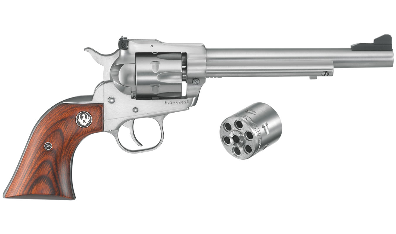 New Model Single-Six Convertible 22LR/22WMR Single-Action Revolver