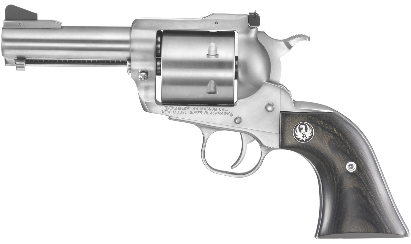 New Model Super Blackhawk 44 Rem Mag Single-Action Revolver with 3.75-Inch Barrel