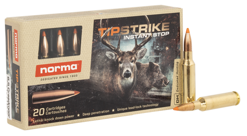 Norma 6.5 Creedmoor, 140gr, Dedicated Hunting Tipstrike, 20rd Box