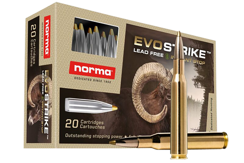 Norma Evostrike .270 Win, 96 gr, Polymer Tip Boat Tail, 20rd Box