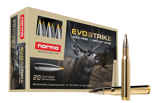 Norma Hunting Evostrike 30-06 Springfield, 139gr, Polymer Tip Boat Tail, 20rd Box