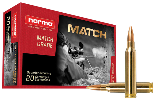 Norma Precision Golden .223 Remington, 69gr, Hollow Point Boat-Tail, 20rd Box