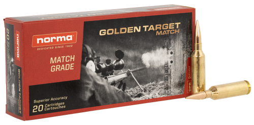 Norma Precision Golden Target 6.5 PRC 143gr, Hollow Point Boat-Tail, 20rd Box