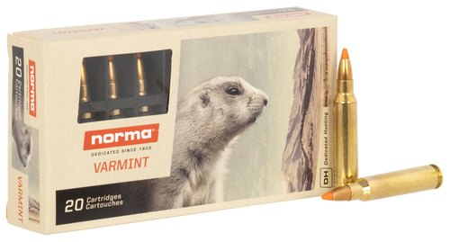 Norma Varmint Tipstrike .223 Remington, 55gr, Polymer Tip, 20rd Box