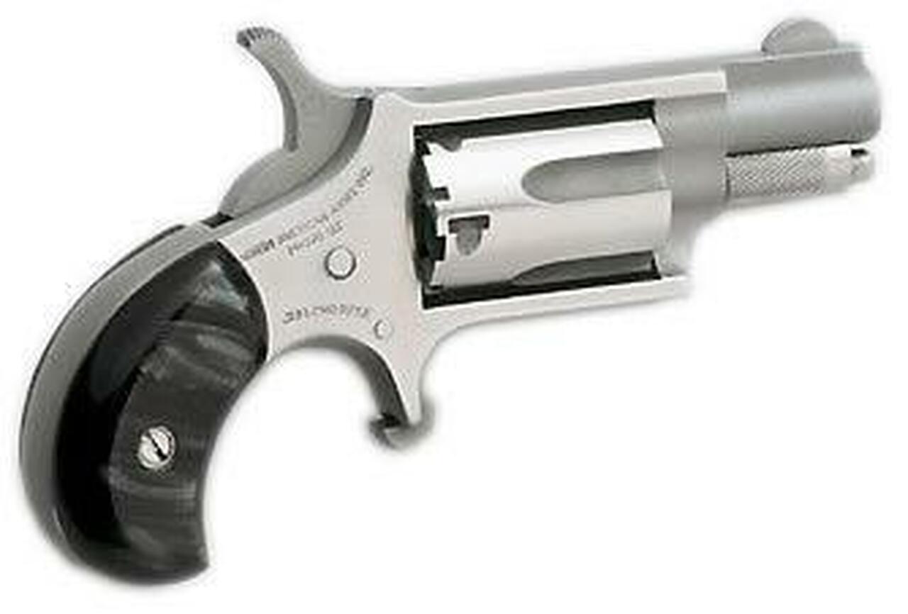 North American Arms Mini Revolver 22 Magnum, 1/1/8″ Barrel Black Pearl Grips