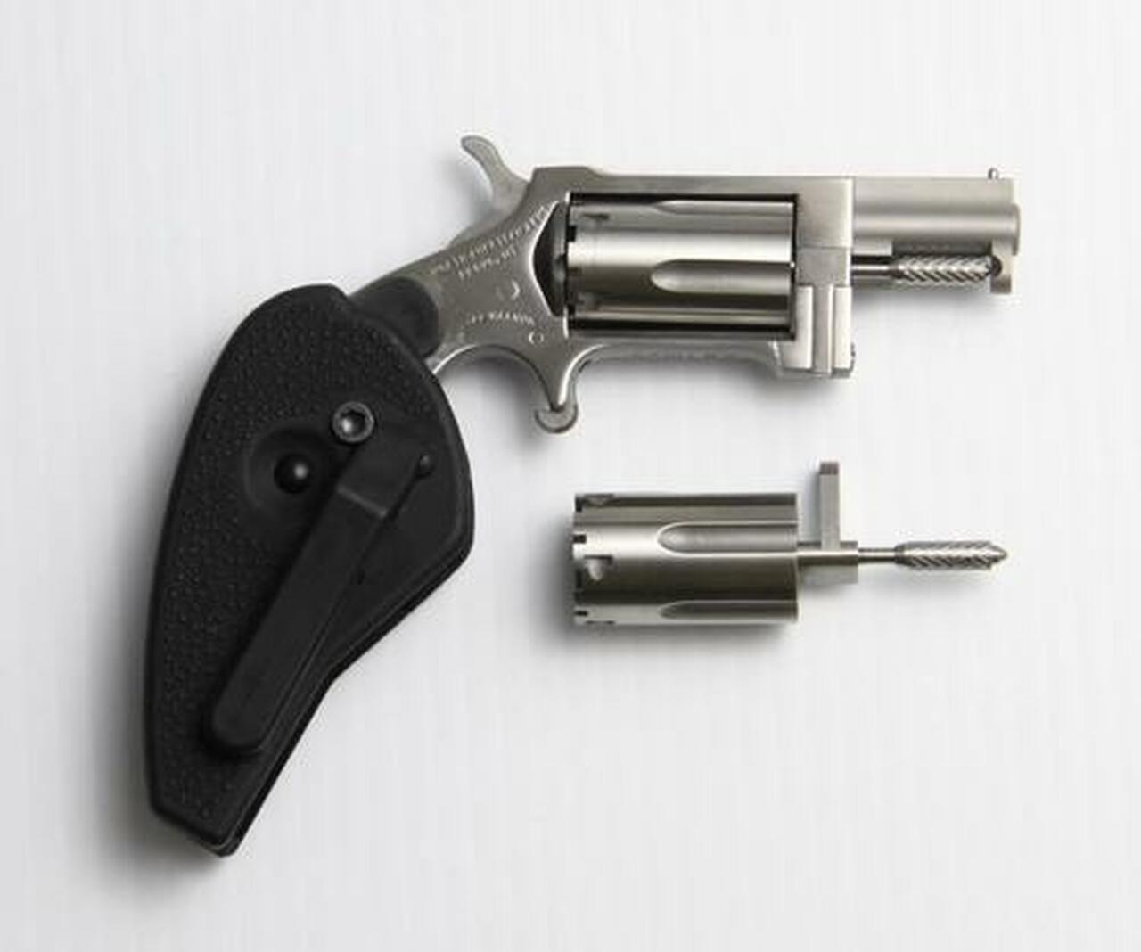 North American Arms NAA Sidewinder, .22 Mag/22LR, 1-1/8″, Holster