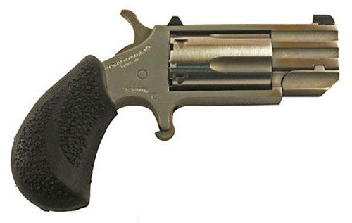 North American PUG 22 Magnum/22 LR, 1″ Barrel, Black Grip, Stainless Steel, 5rd